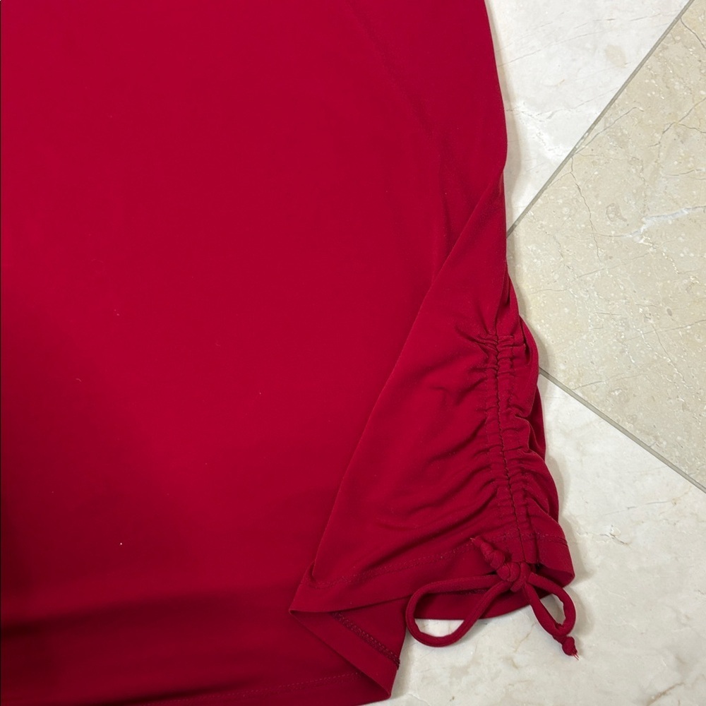 ⭐️ Soft Works Rich Red Long Sleeve Top- size XXL - Picture 9 of 10